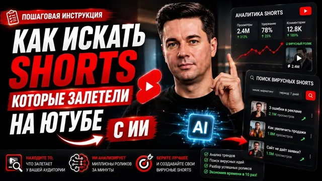 Как искать Shorts Которые залетели на Ютубе с ИИ