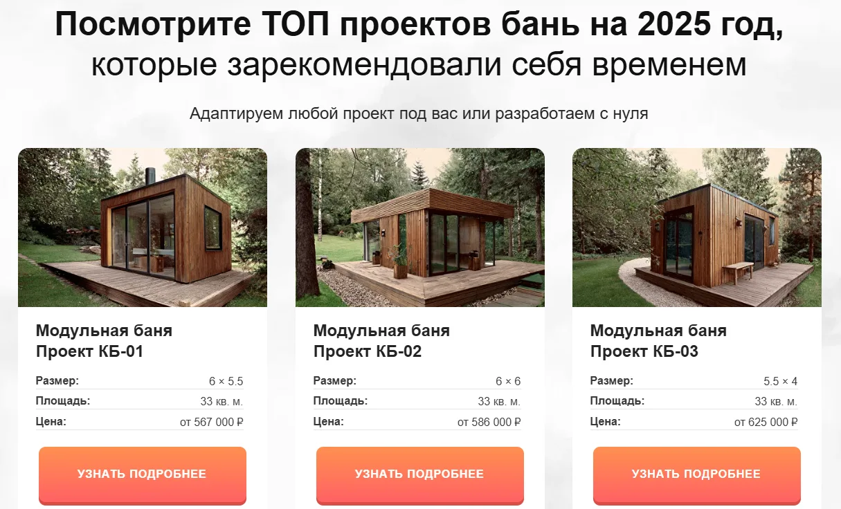 Бани на заказ: скриншот 2
